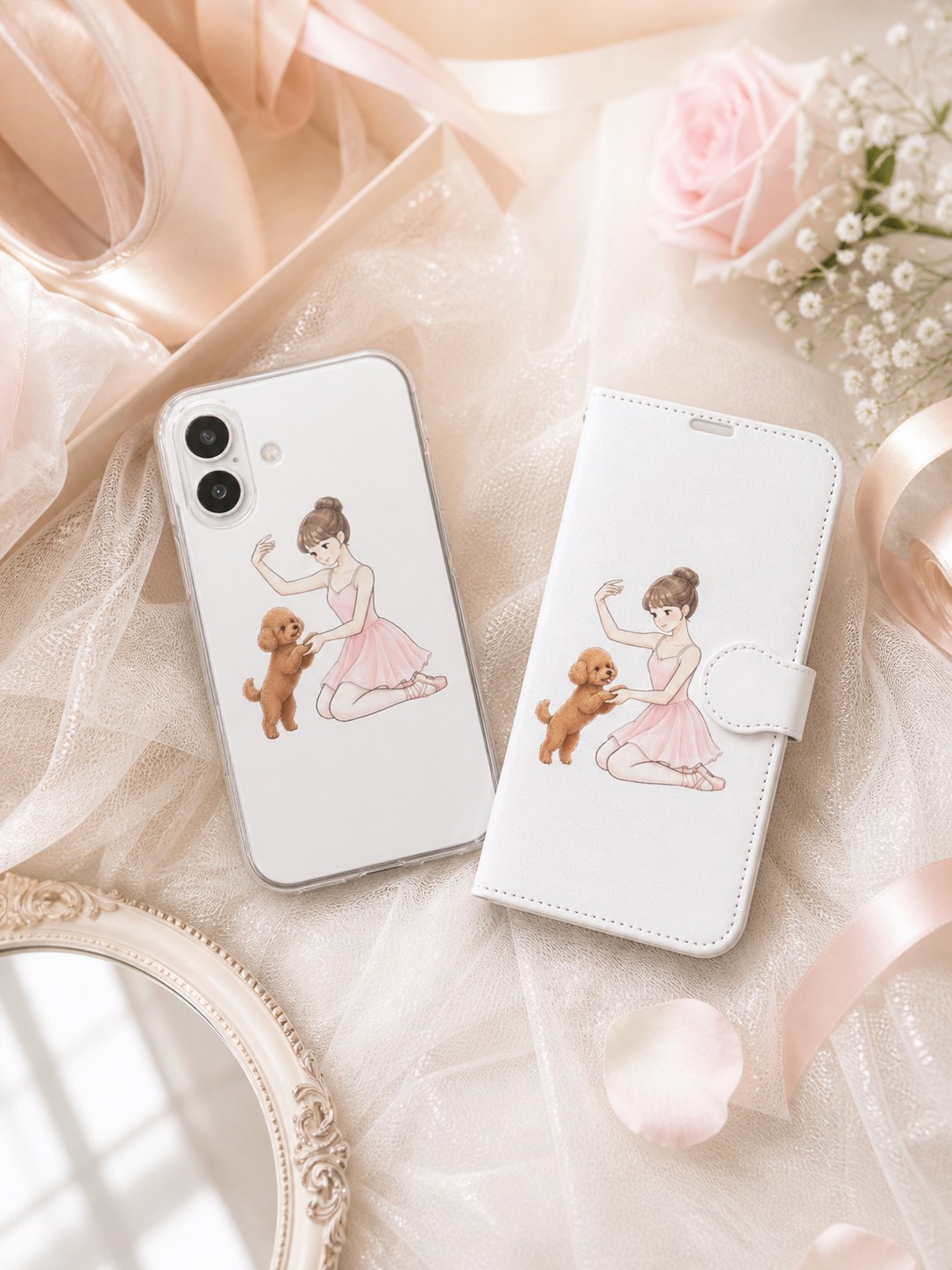 Ballet & Dogs スマホケース